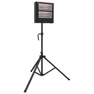 Sealey | Infrared Quartz Heater with Tripod Stand 230V 1.4/2.8kW - IR28CT