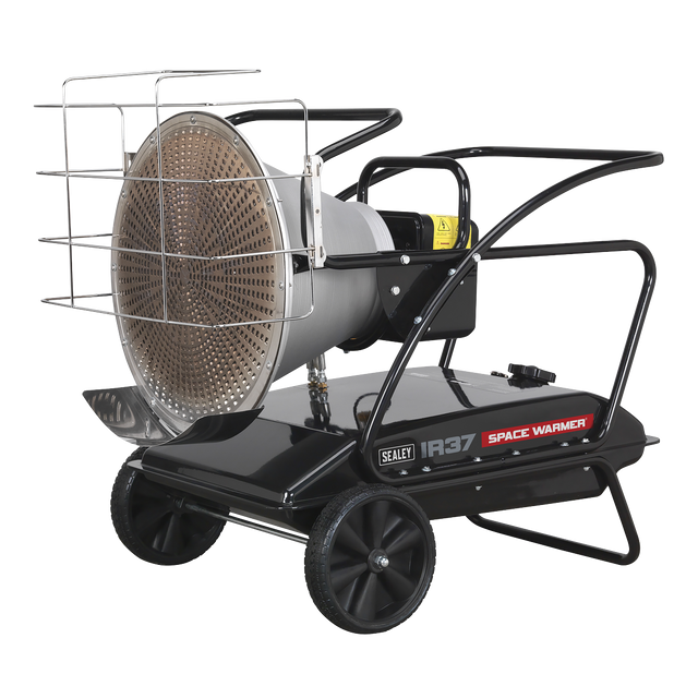 Infrared Space Warmer® Paraffin/Kerosene/Diesel Heater with Wheels 125,000Btu/hr - IR37 - Farming Parts