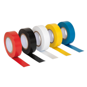 PVC Insulating Tape 19mm x 20m Mixed Colours Pack of 10 - ITMIX10 - Farming Parts