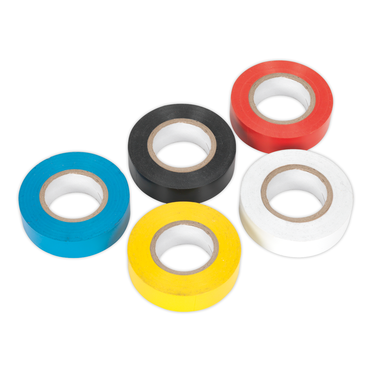 PVC Insulating Tape 19mm x 20m Mixed Colours Pack of 10 - ITMIX10 - Farming Parts