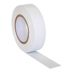 PVC Insulating Tape 19mm x 20m White Pack of 10 - ITWHT10 - Farming Parts