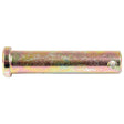 The Imperial Clevis Pin Ø3/8'' x 1 17/32'' (Sparex Part No.S.1442) by Sparex is a metallic cylindrical pin featuring a flat head on one end and a small hole near the other.