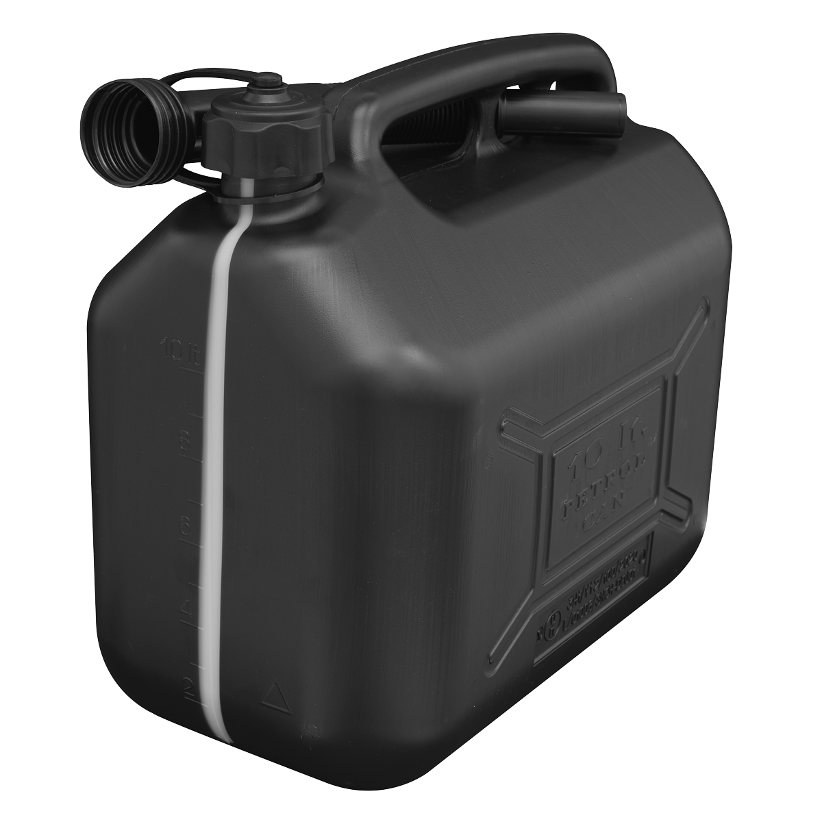 Fuel Can 10L - Black - JC10PB - Farming Parts