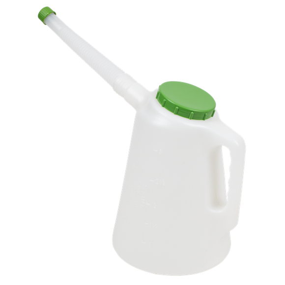 Sealey | Oil Container with Flexible Spout 3L - Green Lid - JDL3G