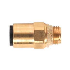 Brass SuperThread Straight Adaptor 6mm x 1/8"BSP Pack of 2 (John Guest Speedfit® - RM010611) - JGBC618 - Farming Parts