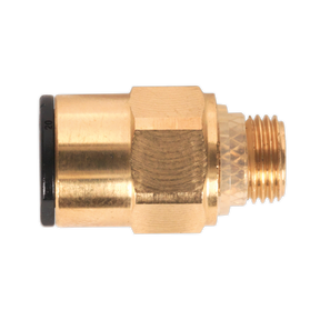 Brass SuperThread Straight Adaptor 8mm x 1/8"BSP Pack of 2 (John Guest Speedfit® - RM010811) - JGBC818 - Farming Parts
