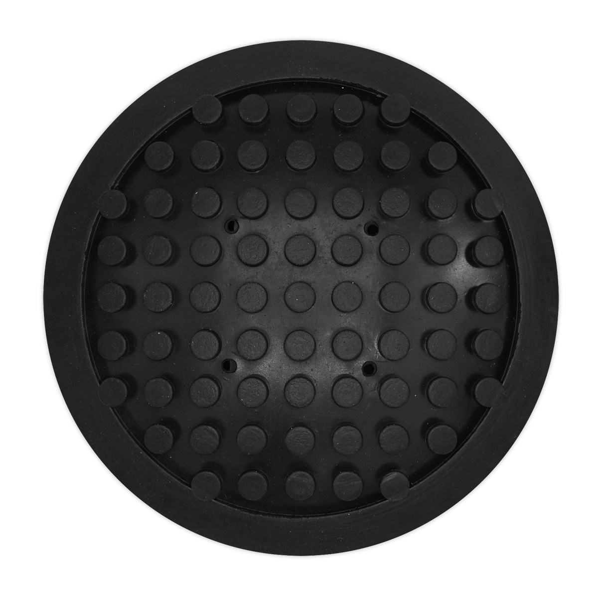 Sealey Safety Rubber Jack Pad - Type C - JP05 in black featuring a raised dot pattern.