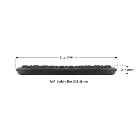 Safety Rubber Jack Pad - Type B - JP11 - Farming Parts