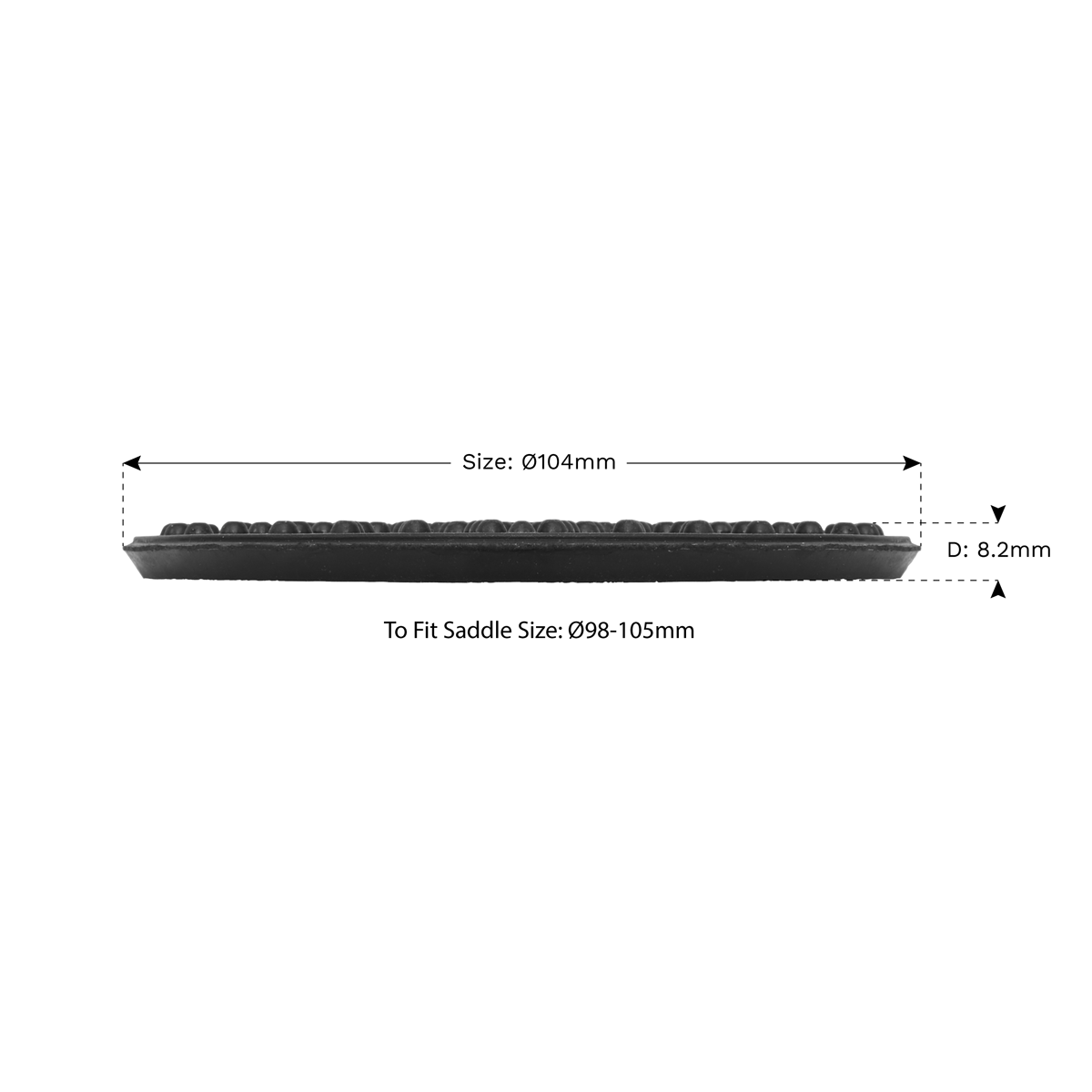 Safety Rubber Jack Pad - Type B - JP15 - Farming Parts