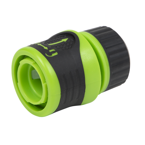 Sealey Soft Touch Hose Connector Water Stop & Lock 1/2" 5/8" JS3051