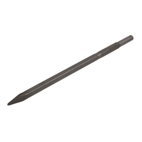 The Sealey Point 450mm - Kango 900 - K2PT features a hexagonal shank and a sharp tip, making it compatible with brands like Makita and Hitachi, and ideal for breaking and chipping hard materials.