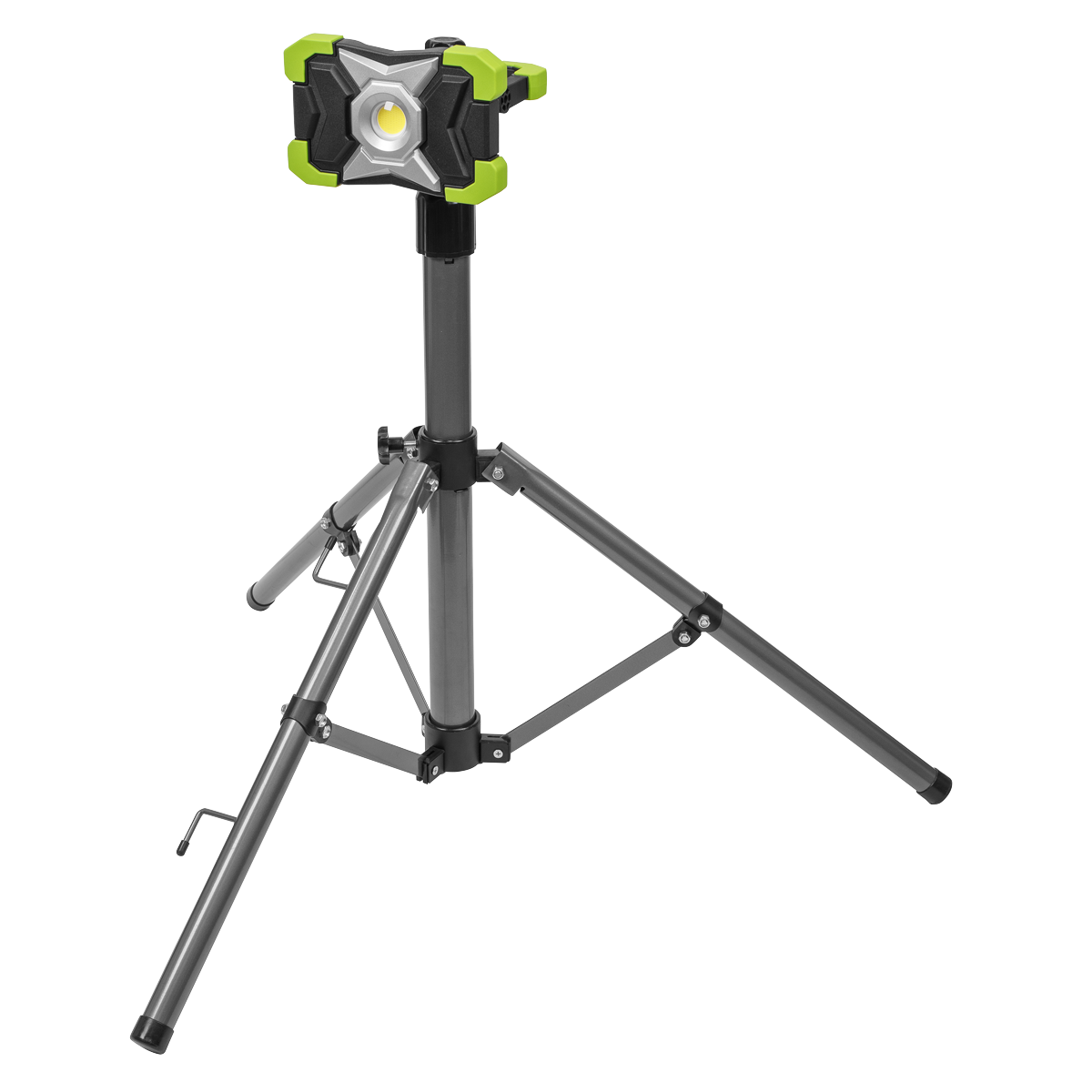 15W COB LED Portable Floodlight & Telescopic Tripod - LED1500PBKIT - Farming Parts