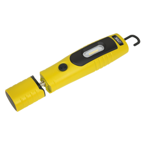 Rechargeable 360° Inspection Light 7 SMD & 3W SMD LED Yellow Lithium-ion - LED3602Y - Farming Parts