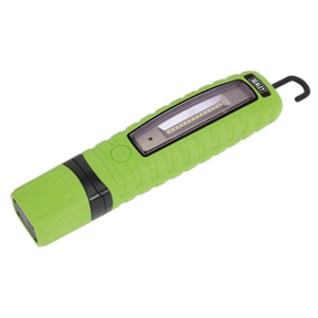 Rechargeable 360° Inspection Light 14 SMD LED & SMD 3W LED - Green - LED360G - Farming Parts