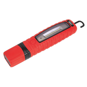 Rechargeable 360° Inspection Light 14 SMD LED & 3W SMD LED Red Lithium-ion - LED360R - Farming Parts