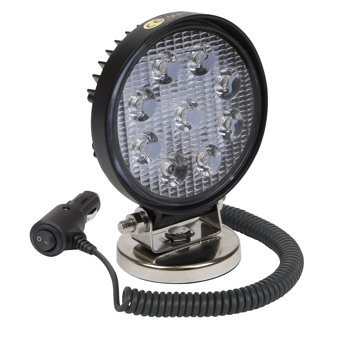 Round Worklight with Magnetic Base 27W SMD LED - LED3RM - Farming Parts