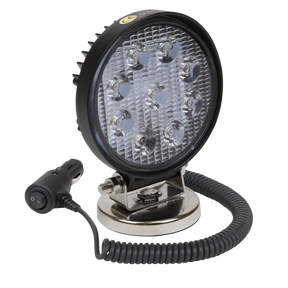 Round Worklight with Magnetic Base 27W SMD LED - LED3RM - Farming Parts