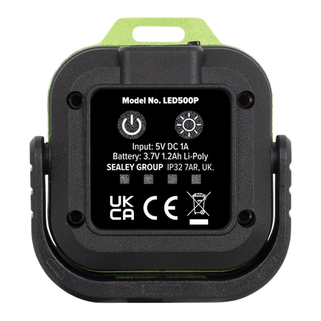 Sealey Rechargeable Pocket Floodlight 5W COB LED SE LED500P