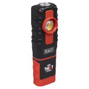 LED Twist Rechargeable Inspection Light 6W COB LED & 1W SMD LED Colour Match CRI 96+ - SE-LED601CM