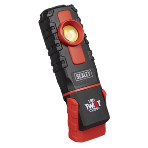 LED Twist Rechargeable Inspection Light 6W COB LED & 1W SMD LED Colour Match CRI 96+ - SE-LED601CM