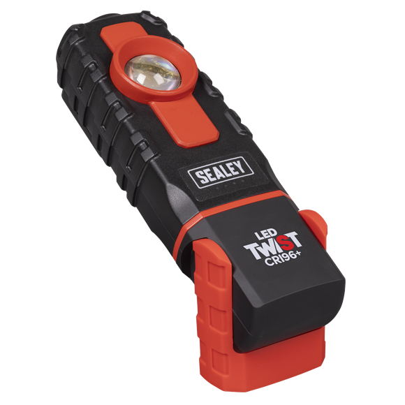 LED Twist Rechargeable Inspection Light 6W COB LED & 1W SMD LED Colour Match CRI 96+ - SE-LED601CM