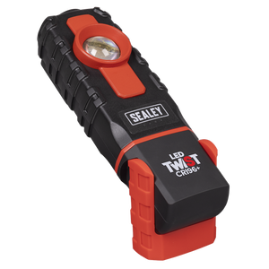 LED Twist Rechargeable Inspection Light 6W COB LED & 1W SMD LED Colour Match CRI 96+ - SE-LED601CM