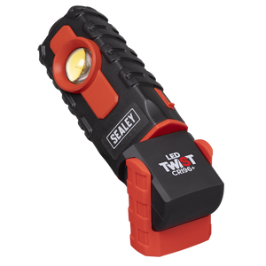 LED Twist Rechargeable Inspection Light 6W COB LED & 1W SMD LED Colour Match CRI 96+ - SE-LED601CM