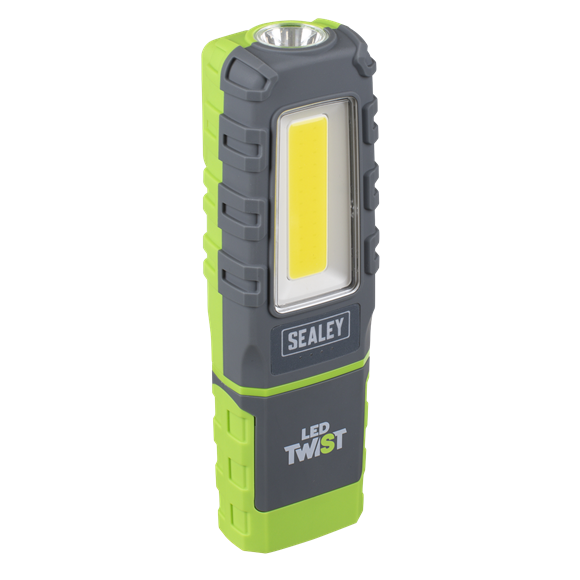 Sealey | LED Twist Rechargeable Inspection Light 5W COB & 1W SMD - LED601G