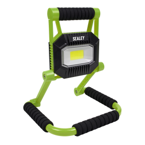 Rechargeable Portable Fold Flat Floodlight 10W COB LED Lithium-ion - LEDFL10W - Farming Parts