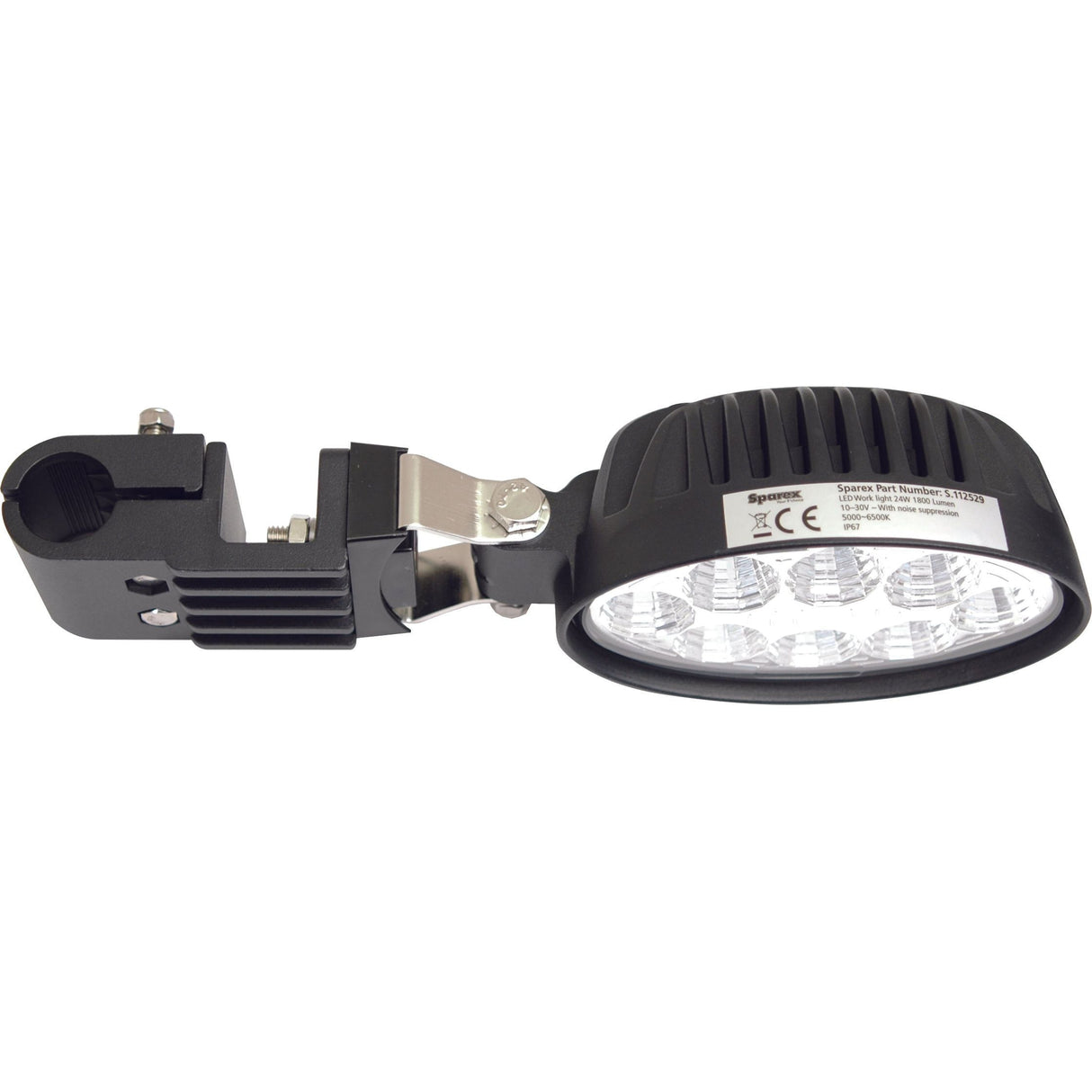 LED Work Light with Handrail Bracket, Interference: Class 3, 2400 Lumens Raw, 10-30V
 - S.112529 - Farming Parts
