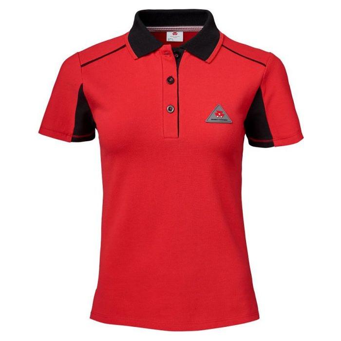 Massey Ferguson Ladies Red Polo with Black Trim and MF Logo | X993322004