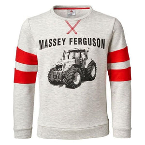 *SPECIAL PRICE* - Massey Ferguson Light Grey Pullover Jumper Sporty Design | X993322009