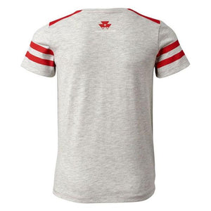 Massey Ferguson Kids Light Grey Tractor Print T-Shirt | X993322010