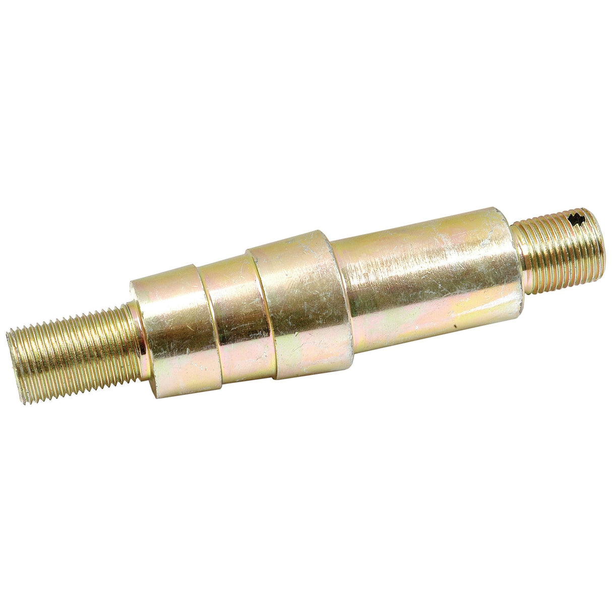 The Sparex Lower Link Implement Pin, part number S.1701, is a dual-threaded metallic rod with a 3/4'' UNF thread size for CAT I linkages. It is designed for use in Massey Ferguson machinery as part of their mechanical or industrial assemblies.