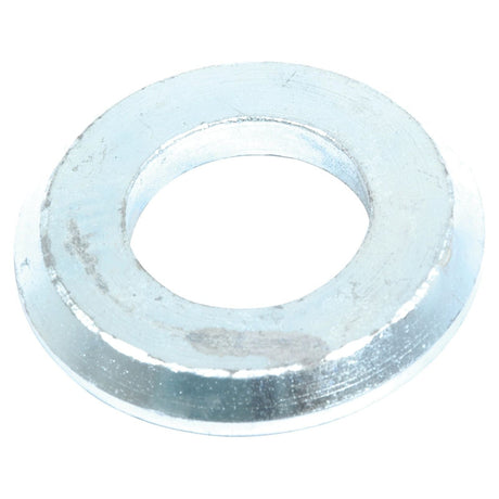 A flat, circular metal washer with a central hole, perfect for use as a Massey Ferguson Lower Link Spacer, is the Sparex Lower Link Spacer 2/2, 3/2 | Part No. S.33011.