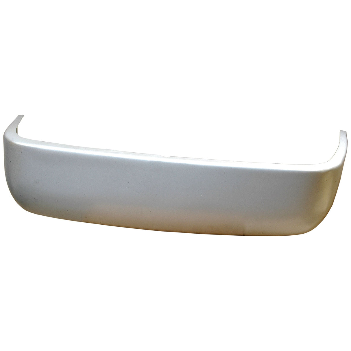 A white car bumper with a curved design is displayed against a plain background, evoking the sleek appearance of the Sparex Lower Panel (Part No. S.42149) used on Massey Ferguson tractors.