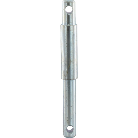 The lower link pin - Dual category 22 - 28 - 22mm Cat.1/2 (Sparex Part No.S.11874) by Sparex is a metal rod featuring two holes—one on each end—and a thicker central section.