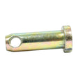 The Lower Link Pin 22x55mm Cat. 1 (Sparex Part No. S.15025) from Sparex is a cylindrical metal pin with a hole near one end and a flat circular head on the opposite end, designed with an overall length of 55mm suitable for various applications.