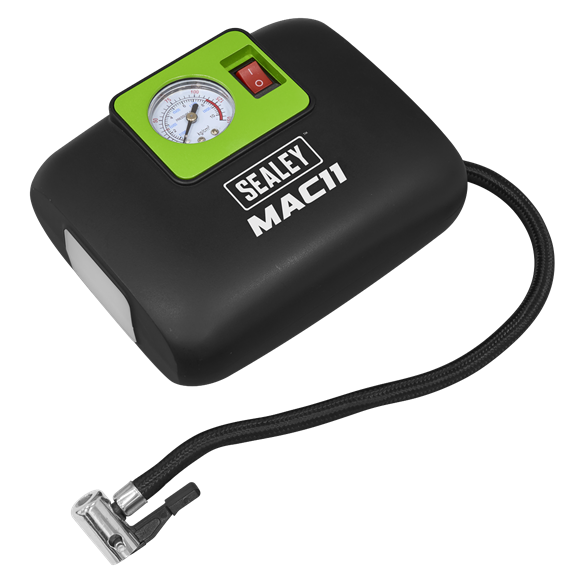 Tyre Inflator with Worklight 12V - SE-MAC11