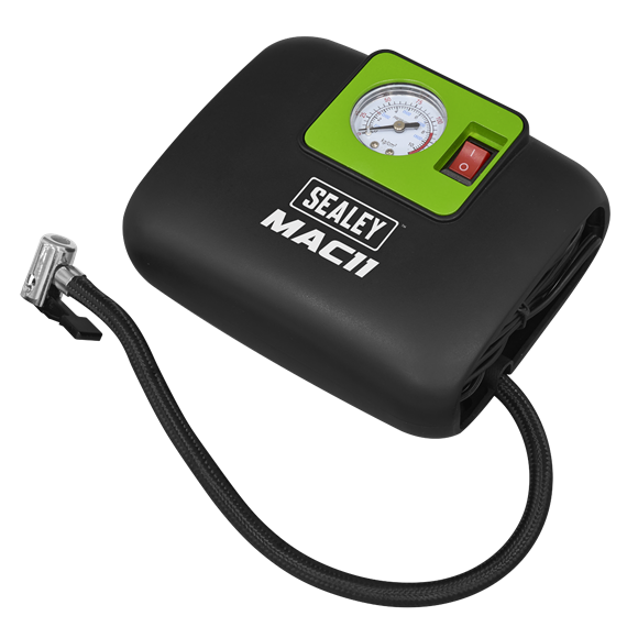 Tyre Inflator with Worklight 12V - SE-MAC11
