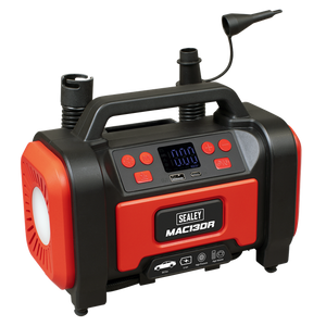 Rechargeable Tyre Inflator & High Volume Air Pump 12V - SE-MAC13DR