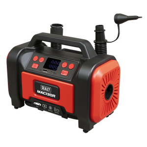 Rechargeable Tyre Inflator & High Volume Air Pump 12V - SE-MAC13DR