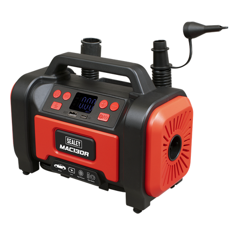 Rechargeable Tyre Inflator & High Volume Air Pump 12V - SE-MAC13DR