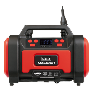 Rechargeable Tyre Inflator & High Volume Air Pump 12V - SE-MAC13DR