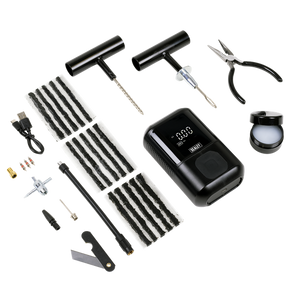 Temporary Puncture Repair Kit & Rechargeable Tyre Inflator - SE-MAC24