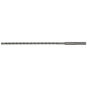 The Sealey SDS MAX Drill Bit Ø13 x 540mm - MAX13X540 is a long, thin drill bit featuring a spiral design and made from superior quality, fully hardened metal, ideal for making holes in hard materials.