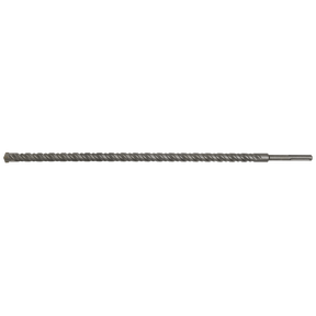 The Sealey SDS MAX Drill Bit, model MAX32X920, boasts a superior quality Ø32 x 920mm twisted metal design with a cylindrical shank, fully hardened for heavy-duty drilling tasks.