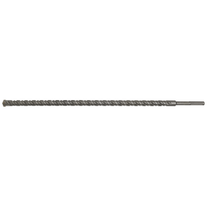 The Sealey SDS MAX Drill Bit, model MAX32X920, boasts a superior quality Ø32 x 920mm twisted metal design with a cylindrical shank, fully hardened for heavy-duty drilling tasks.