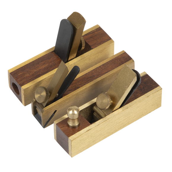 Sealey | Mini Brass Plane Set 3pc - MBP03