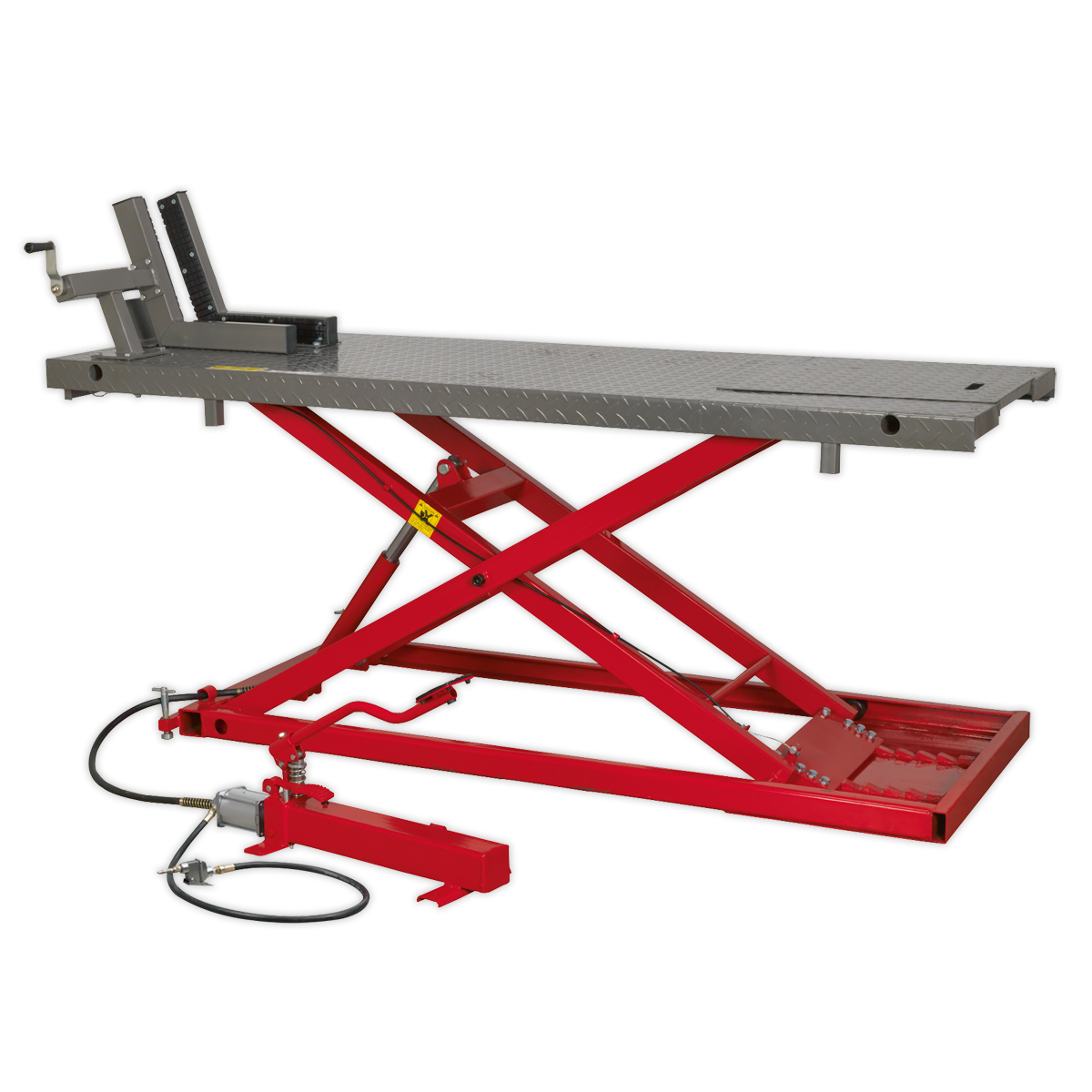 Motorcycle Lift 680kg Capacity Heavy-Duty Air/Hydraulic - MC680A - Farming Parts